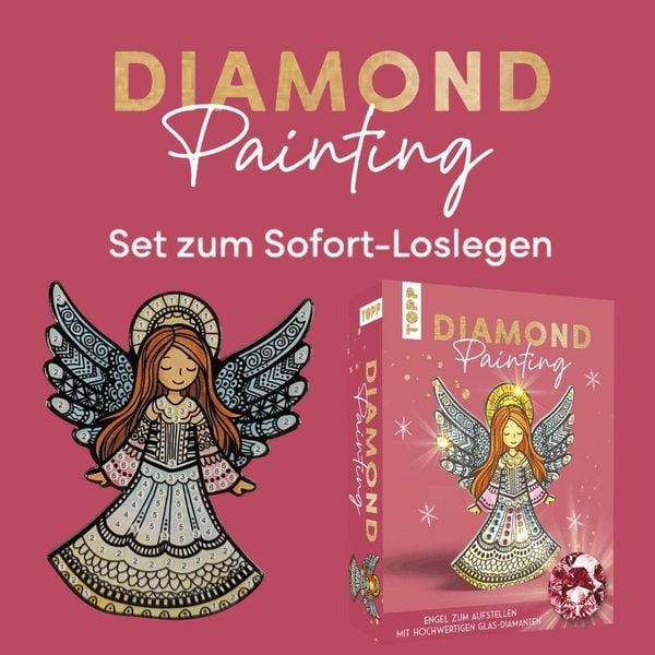 Produktbild: Diamond Painting Set Weihnachtsengel