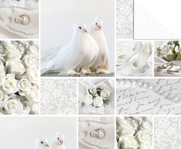 Produktbild: URSUS Starlight "Hochzeit", wei&szlig;/silber