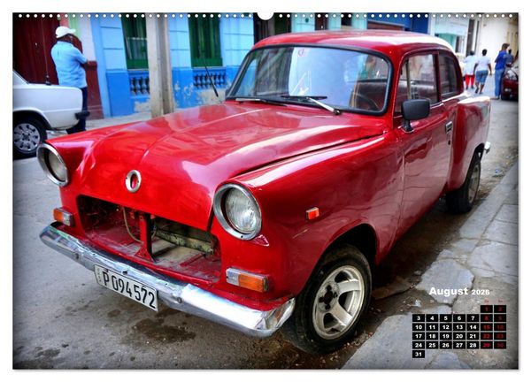 Produktbild: Opel Hits - Deutsche Oldtimer in Kuba (Wandkalender 2026 DIN A2 quer), CALVENDO Monatskalender