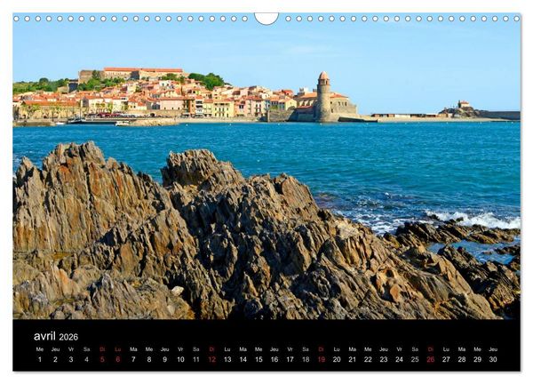 Produktbild: Le port de Collioure (Calendrier mural 2026 DIN A3 vertical), CALVENDO calendrier mensuel
