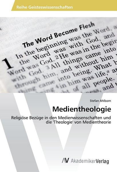Produktbild: Ahlborn, S: Medientheologie