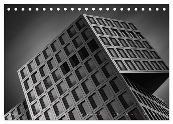 Produktbild: Monochrome Architektur (Tischkalender 2027 DIN A5 quer), CALVENDO Monatskalender