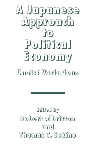 Produktbild: A Japanese Approach to Political Economy