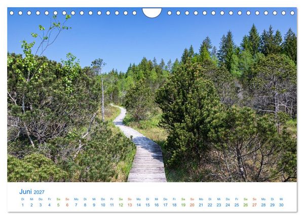 Produktbild: Im blauen Land am Alpenrand (Wandkalender 2027 DIN A4 quer), CALVENDO Monatskalender