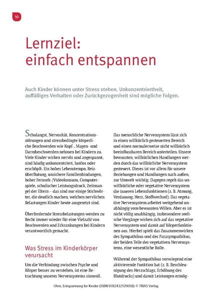 Produktbild: Entspannung f&uuml;r Kinder