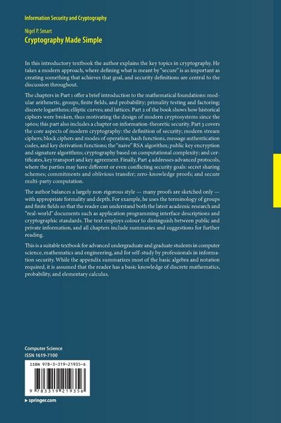 Produktbild: Cryptography Made Simple