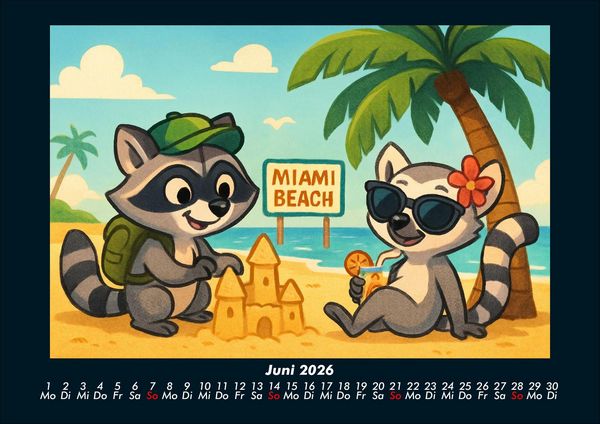 Produktbild: Rocco & Lulu - Reise durch die USA 2026 Fotokalender DIN A4