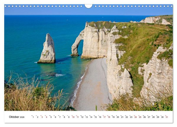Produktbild: Normandie - zwischen Land und Meer (Wandkalender 2026 DIN A3 quer), CALVENDO Monatskalender