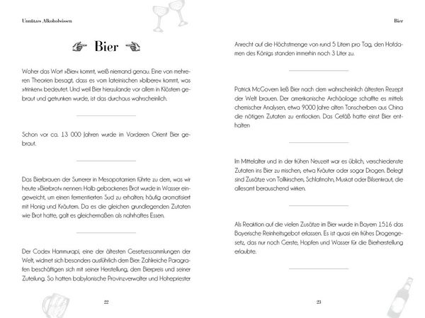 Produktbild: Unn&uuml;tzes Alkoholwissen