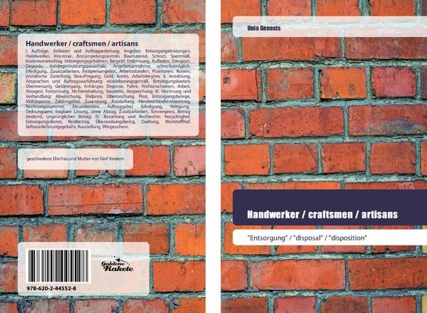 Handwerker / craftsmen / artisans, Taschenbuch von Unia Genosis, Goldene Rakete, 9786202445528