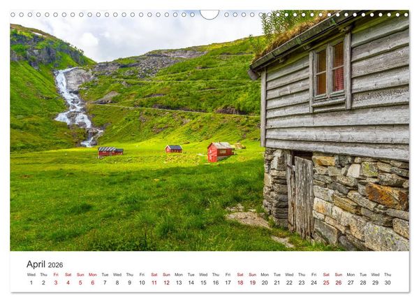 Produktbild: Norway - landscapes and fjords in western Norway (Wall Calendar 2026 DIN A3 landscape), CALVENDO 12 Month Wall Calendar