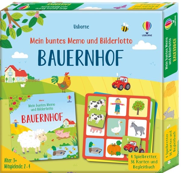 Produktbild: Mein buntes Memo und Bilderlotto: Bauernhof