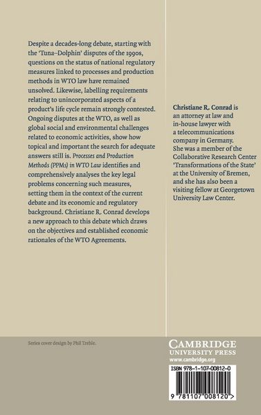 Produktbild: Processes and Production Methods (PPMs) in WTO Law