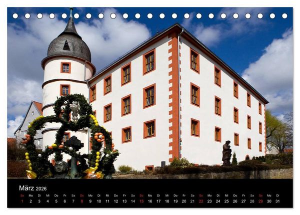 Produktbild: Fuldaer Land - Heile Welt zwischen Rh&ouml;n und Vogelsberg (Tischkalender 2026 DIN A5 quer), CALVENDO Monatskalender