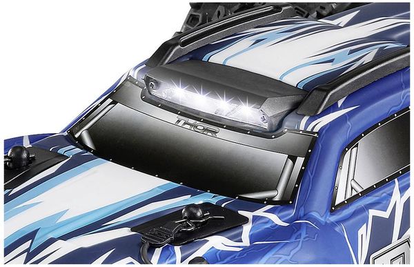 Produktbild: Reely Thor Blau Brushed 1:10 RC Modellauto Elektro Monstertruck Allradantrieb (4WD) 100% RtR 2,4 GHz inkl. Akku, Ladeger&auml;t und Senderbatterien