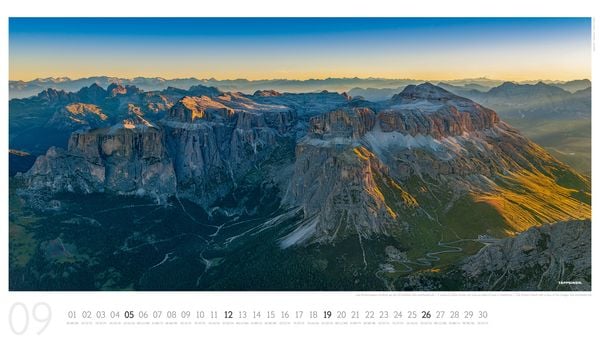 Produktbild: Luftbildkalender Dolomiten 2027