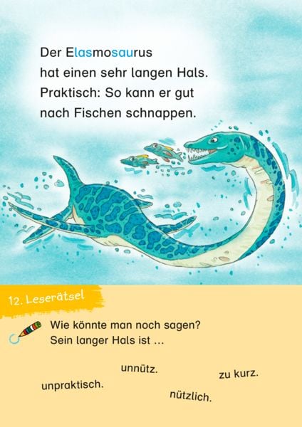 Produktbild: Duden Leseprofi &ndash; 3-Minuten-Leser&auml;tsel f&uuml;r Erstleser: Vorsicht, Dinos!