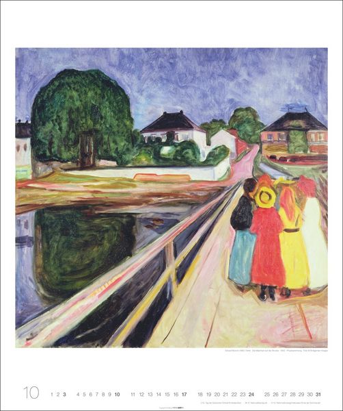 Produktbild: Edvard Munch Edition Kalender 2027