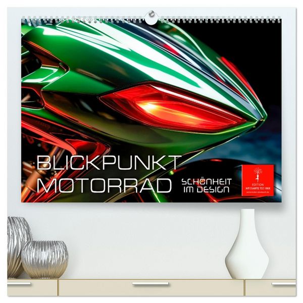 Blickpunkt Motorrad Schönheit im Design (hochwertiger Premium Wandkalender 2026 DIN A2 quer), Kunstdruck in Hochglanz