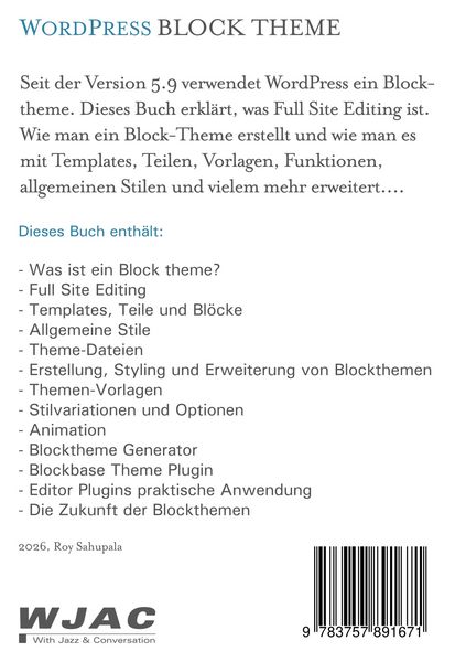 Produktbild: WordPress Block Theme
