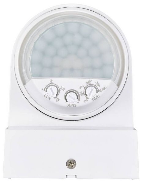 Produktbild: Sygonix SY-6733030 Wand, Oberfl&auml;chenmontage PIR-Bewegungsmelder 240&deg; Relais Wei&szlig; IP65