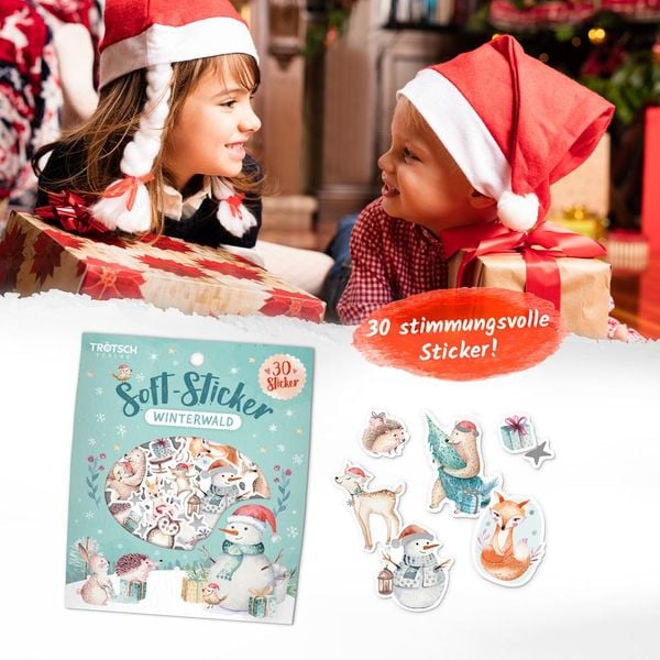 Produktbild: Tr&ouml;tsch Soft-Sticker Winterwald