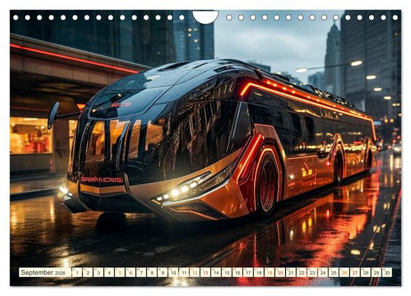 Produktbild: Busse Fantasien (Wandkalender 2026 DIN A4 quer), CALVENDO Monatskalender