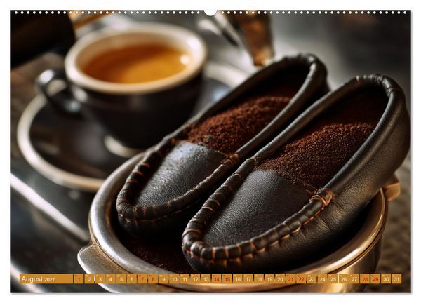 Produktbild: Schuh-verr&uuml;ckt. Pantoffel, Pumps und Co. im Ausnahmezustand (hochwertiger Premium Wandkalender 2027 DIN A2 quer), Kunstdruck in Hochglanz