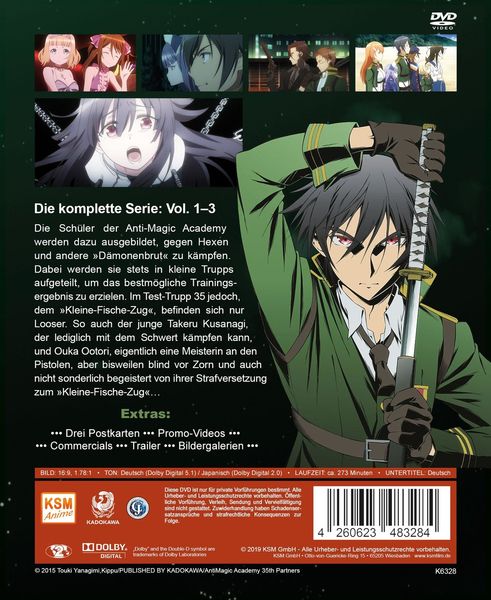 Produktbild: Anti Magic Academy - Test-Trupp 35: Gesamtedition (Episode 01-12) [3 DVDs]