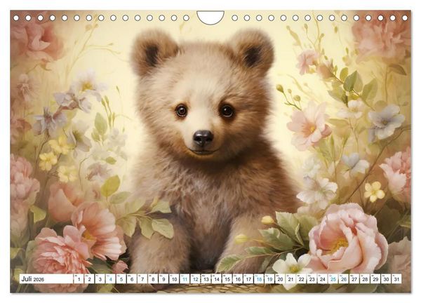 Produktbild: Tierisch s&uuml;&szlig;! (Wandkalender 2026 DIN A4 quer), CALVENDO Monatskalender