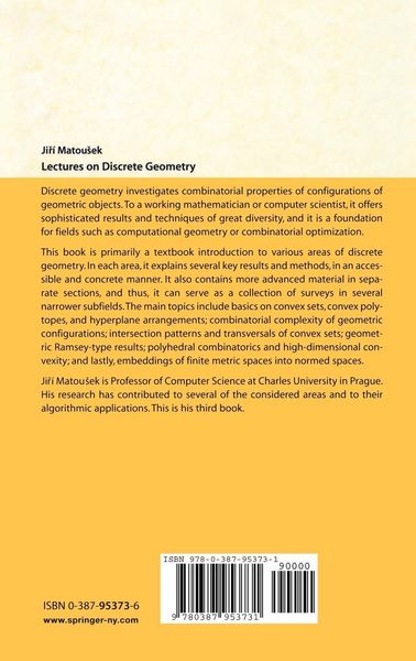 Produktbild: Lectures on Discrete Geometry