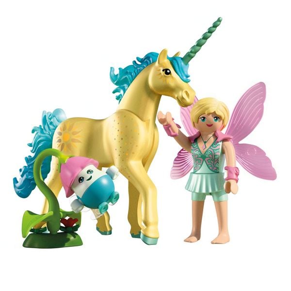 Produktbild: PLAYMOBIL 71842 Sammeleinhorn Sonnenscheinbl&uuml;te mit Fee