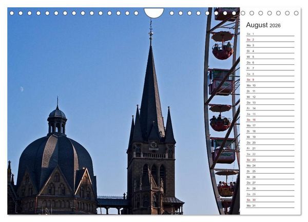 Produktbild: Kaiserstadt Aachen (Wandkalender 2026 DIN A4 quer), CALVENDO Monatskalender