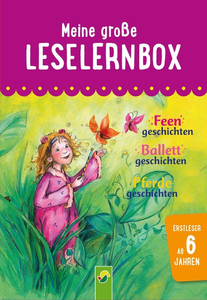 Produktbild: Meine gro&szlig;e Leselernbox: Feengeschichten, Ballettgeschichten, Pferdegeschichten
