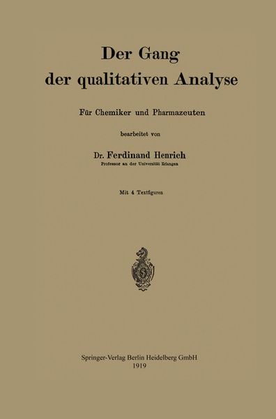 Produktbild: Der Gang der qualitativen analyse
