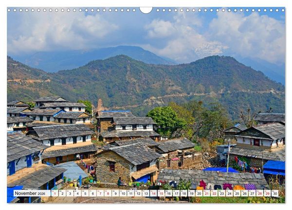 Produktbild: Der POON HILL TREK in NEPAL (Wandkalender 2026 DIN A3 quer), CALVENDO Monatskalender