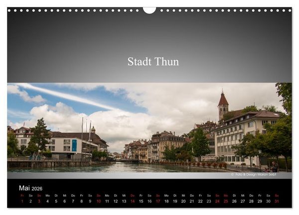 Produktbild: Panorama Schweiz (Wandkalender 2026 DIN A3 quer), CALVENDO Monatskalender
