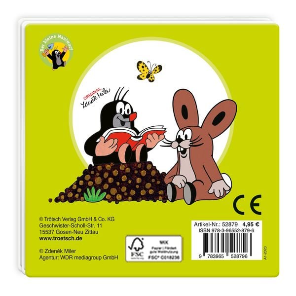 Produktbild: Tr&ouml;tsch Der kleine Maulwurf Leporello Meine ersten W&ouml;rter