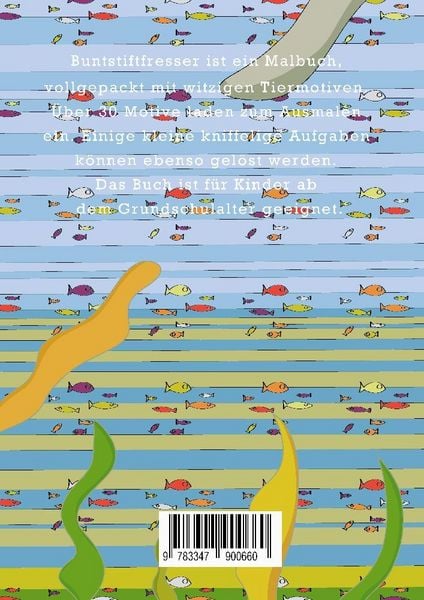 Produktbild: Buntstiftfresser - lustige Tiermotive f&uuml;r Kinder zum Ausmalen und R&auml;tseln