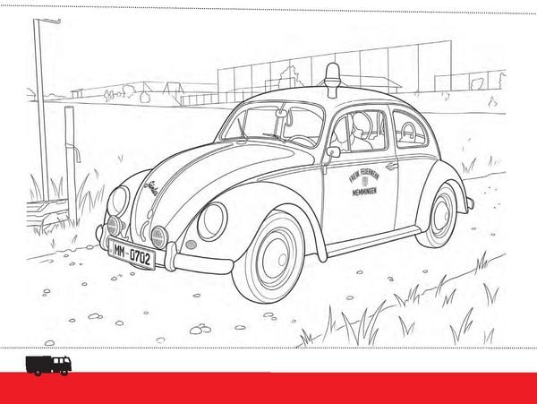 Produktbild: Feuerwehr Malbuch