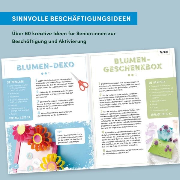 Produktbild: Das Rentner-Bastelbuch. In gro&szlig;er Schrift.