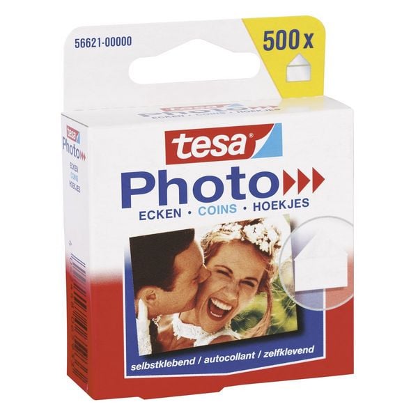 tesa Photoecken selbstklebend transparent 500 Stück