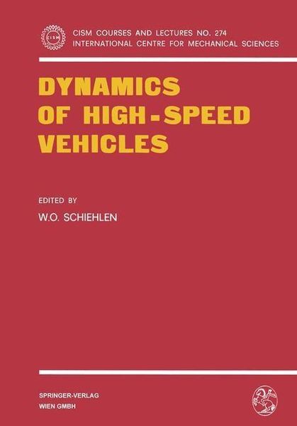 Produktbild: Dynamics of High-Speed Vehicles