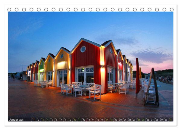 Produktbild: OP LANGEOOG (Tischkalender 2026 DIN A5 quer), CALVENDO Monatskalender