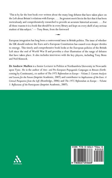 Produktbild: The British Left's 'Great Debate' on Europe