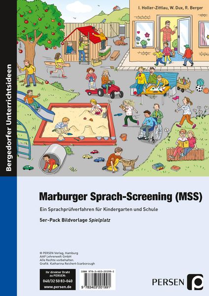 Produktbild: Marburger Sprach-Screening (MSS) - Bildvorlagen