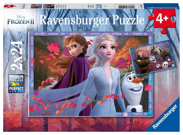 Puzzle Ravensburger DFZ 2: Frostige Abenteuer 2 X 24 Teile