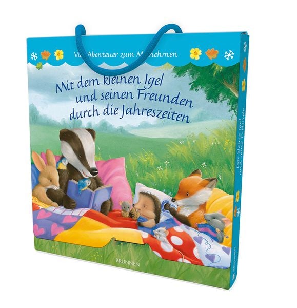 Mit dem kleinen Igel und seinen Freunden durch die Jahreszeiten, Taschenbuch von M. Christina Butler, Brunnen Verlag GmbH, 978-3-7655-5009-6