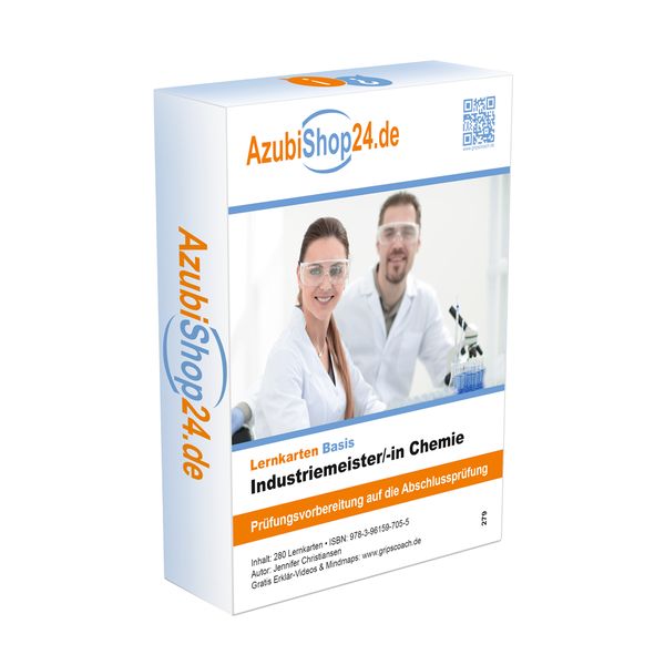 Lernkarten Industriemeister Chemie, Nonbook von Jennifer Christiansen, Princoso, 978-3-96159-705-5
