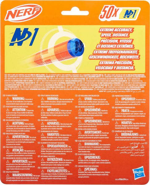Produktbild: Hasbro F8639EU4 - Nerf N Series N1 Darts 50x, High-Perfomance Dart-Blastern